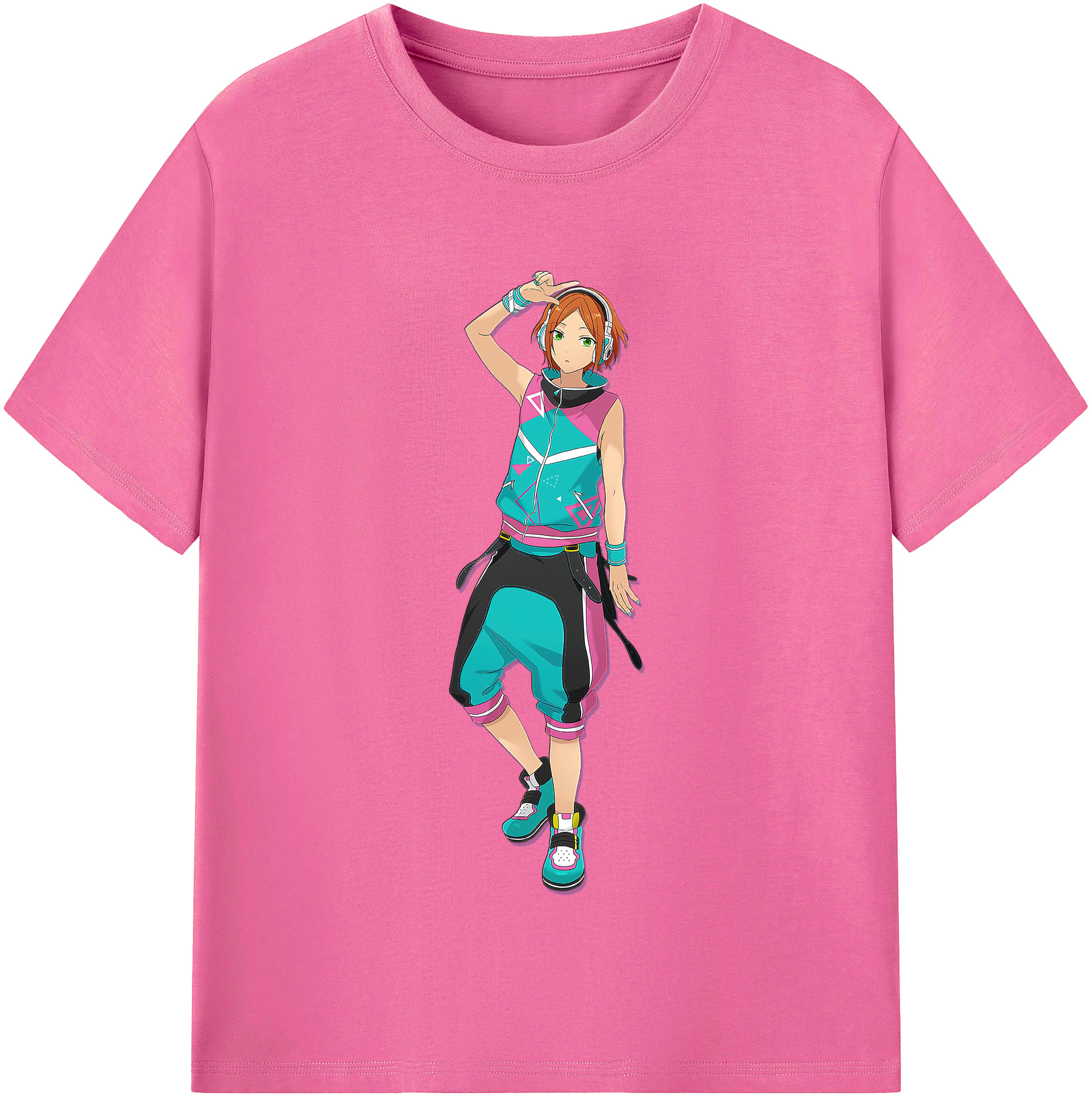 （画像用） あんさんぶるスターズ! Ensemble Stars レディースカジュアルプリントTシャツ（綿100％）